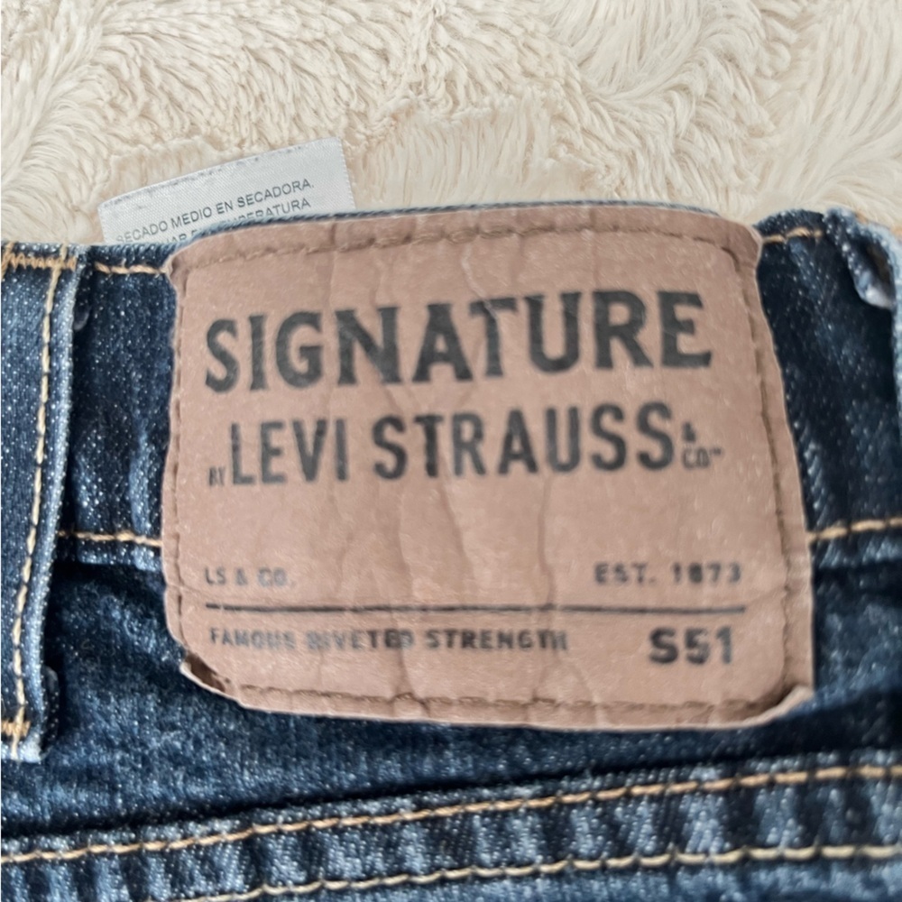 Signature by Levi Strauss Dark Blue Jeans 40x30 - Picture 4 of 7